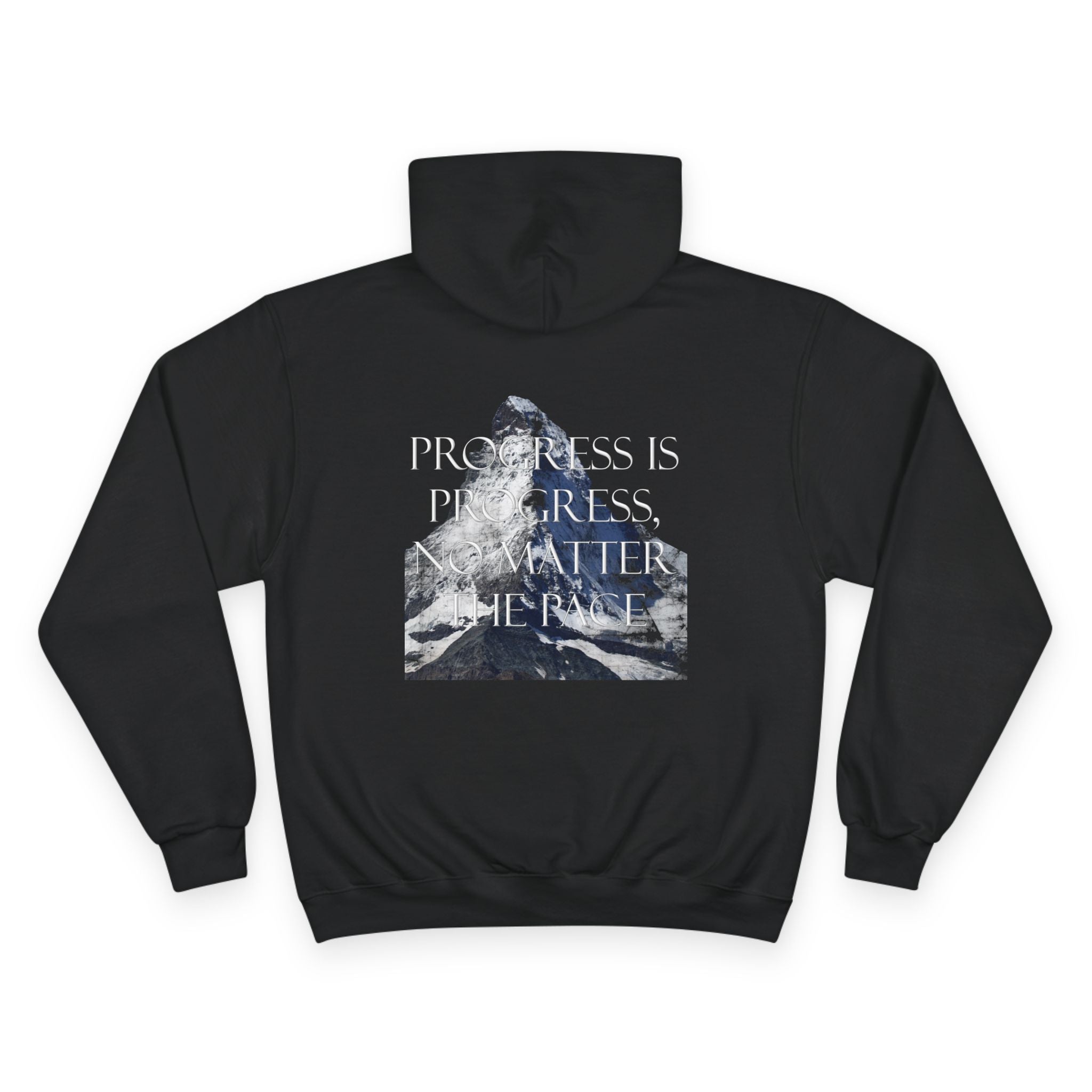 Progress is Progress Champion Hoodie - Progress is Progress, Motivational Wear, Cozy Sweatshirt, Unisex Clothing, Gift for Dreamers