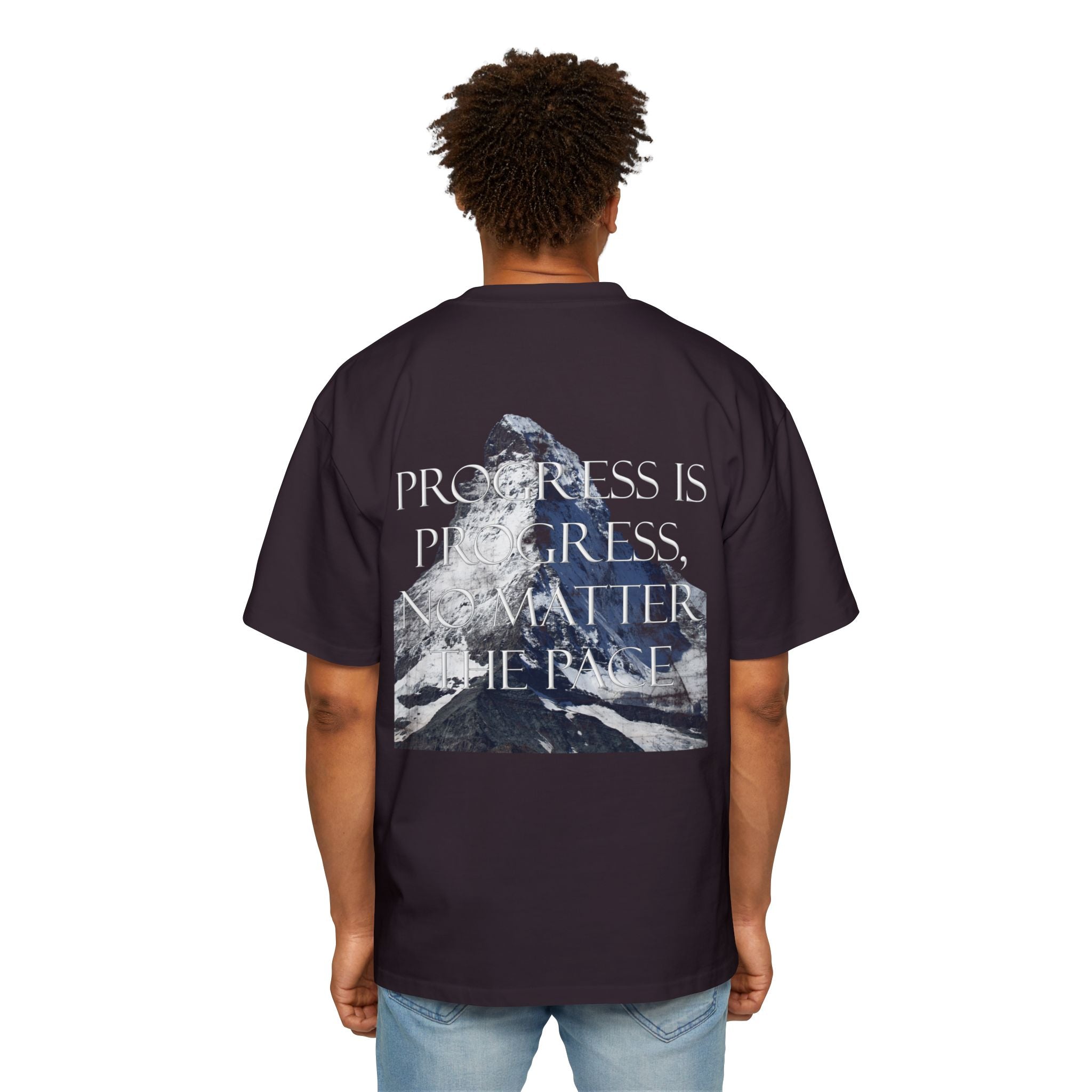 Progress is Progress – Inspirational T-Shirt, Casual Wear, Gift for Him, Motivational Apparel, Perfect for Everyday Style