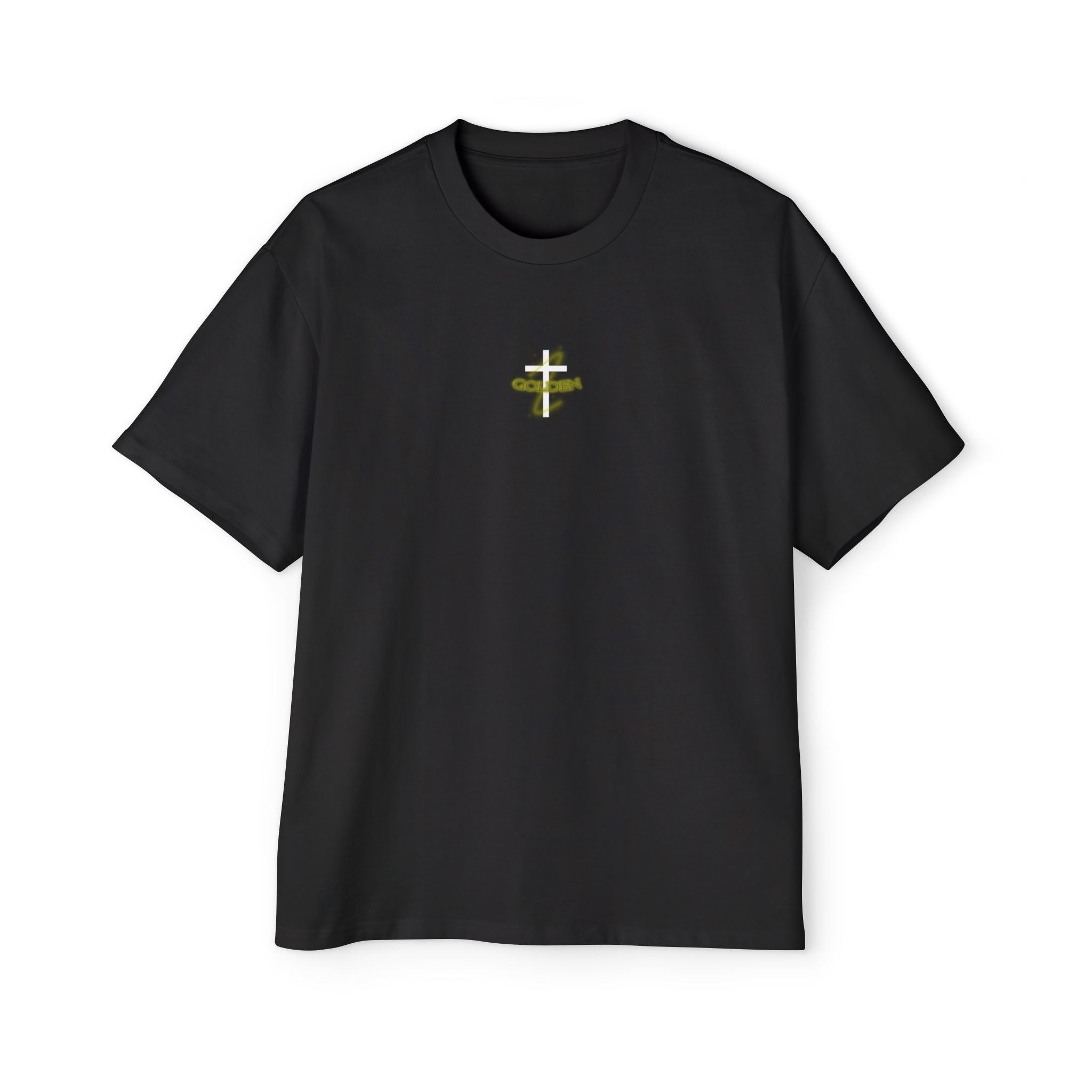 GOLDEN | OverSized Tee | - Faith-Inspired Apparel, Casual Streetwear, Christian Gift, Summer Top, Relaxed Fit