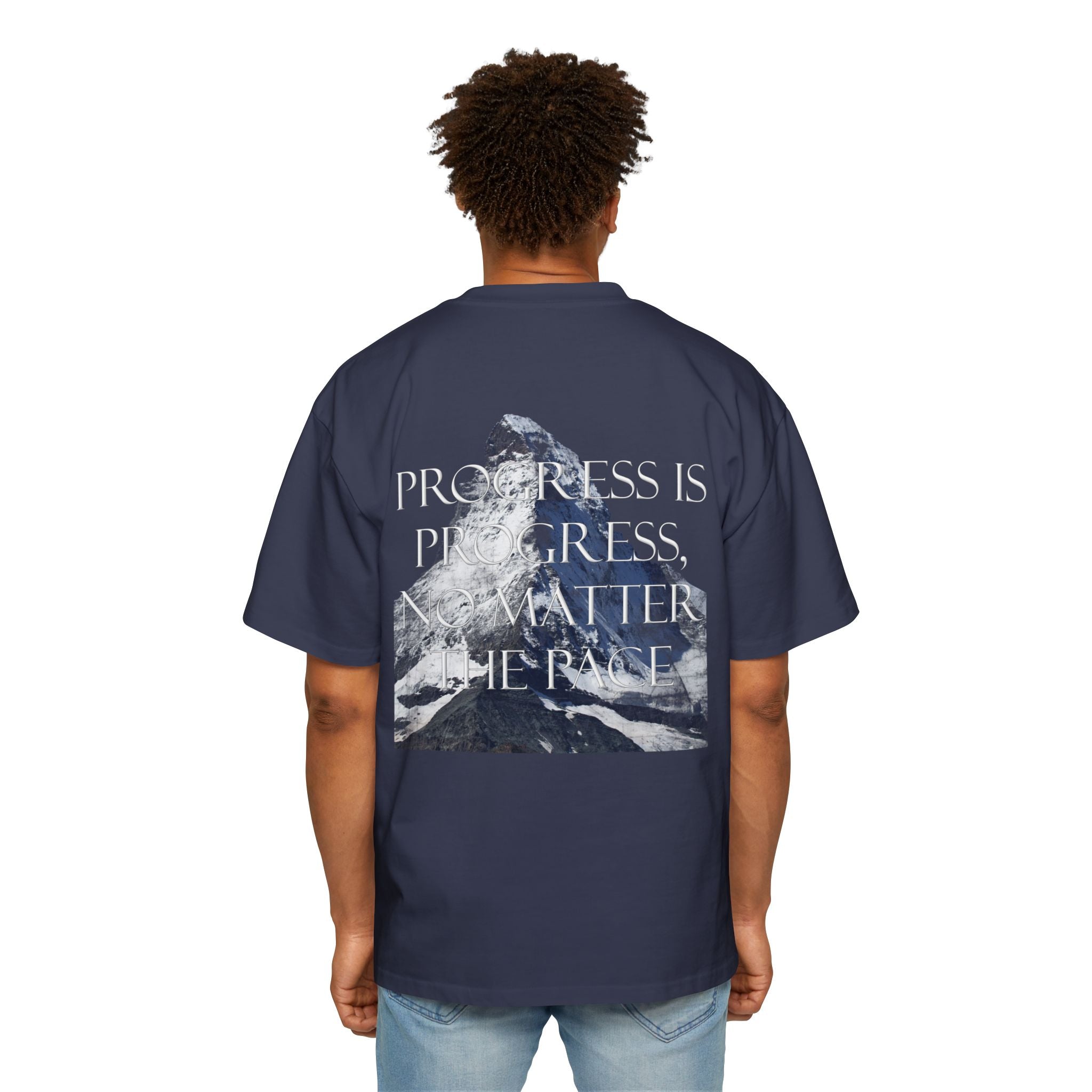 Progress is Progress – Inspirational T-Shirt, Casual Wear, Gift for Him, Motivational Apparel, Perfect for Everyday Style