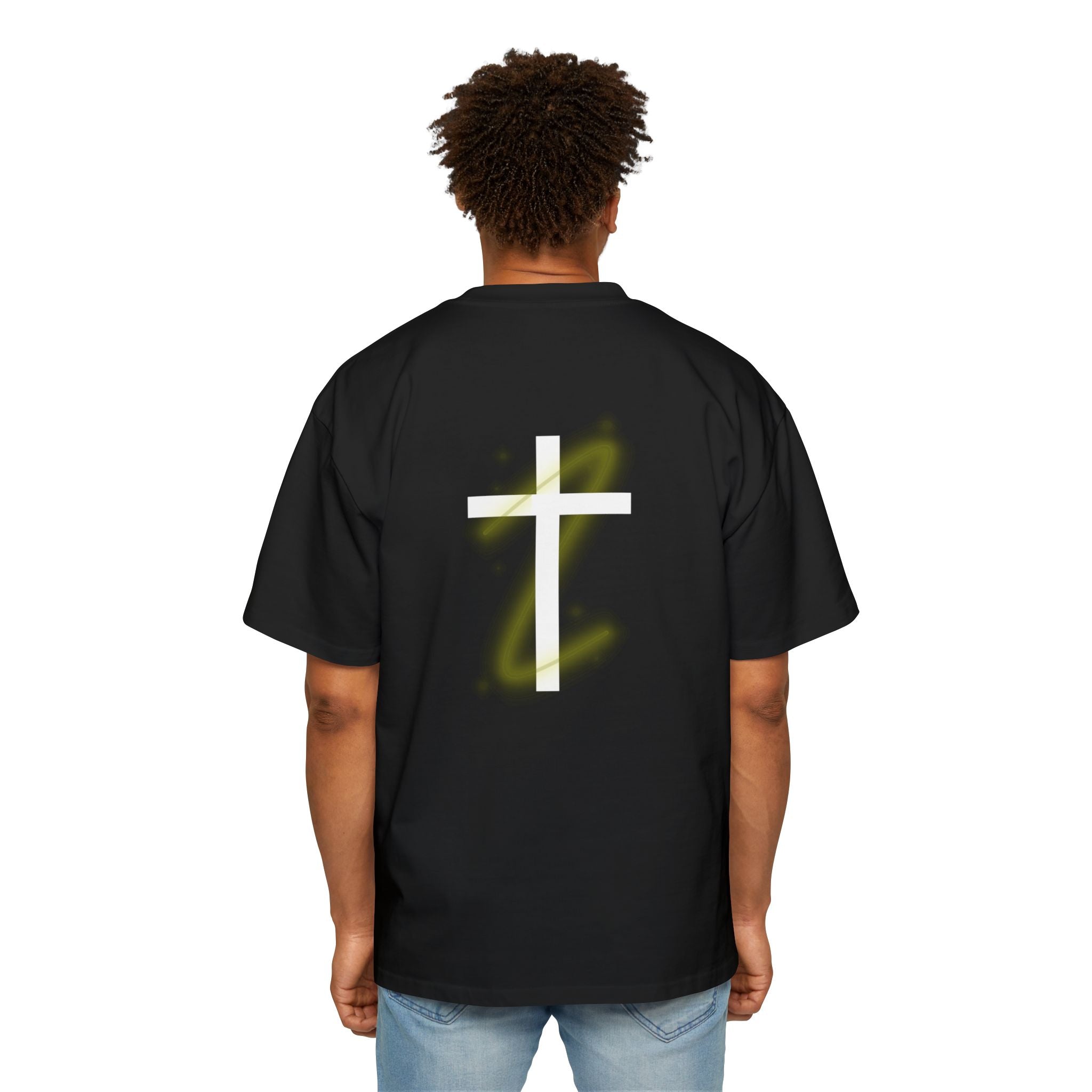 GOLDEN | OverSized Tee | - Faith-Inspired Apparel, Casual Streetwear, Christian Gift, Summer Top, Relaxed Fit
